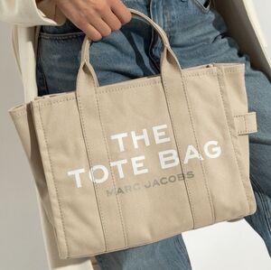 Marc Jacobs Beige Canvas Tote Bag
